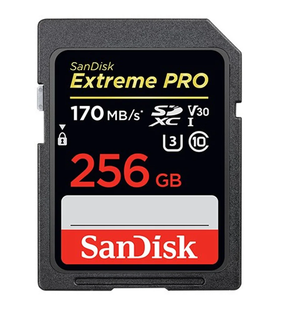 SanDisk ультра sd-карту 32 Гб 95 м/с SDHC 64 Гб 128 256 170 МБ/с. SDXC Class10 слот для карт памяти C10 USH-1 Поддержка для Камера - Емкость: 256 ГБ