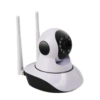 

1Pc EU/US/UK/AU (Optional) HD 720P Dual Antenna IR WiFi TF Card 128GB Pan Tilt IP Camera Support Night Vision