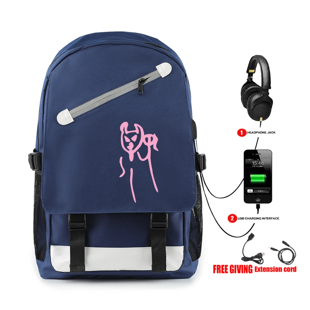 Сумки lil peep Rugzak met Usb-poort Opladen en Lock& Hoofdtelefoon interface Student Werk tas schooltas tas