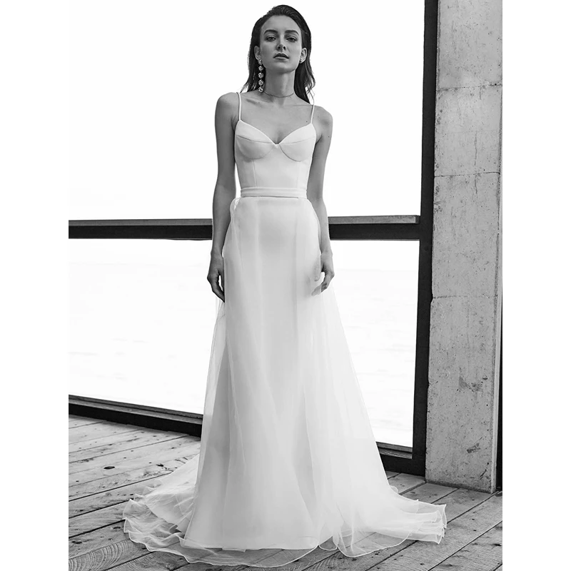 Платье Свадебное ТРАПЕЦИЕВИДНОЕ без рукавов 2020 | Свадьбы и торжества