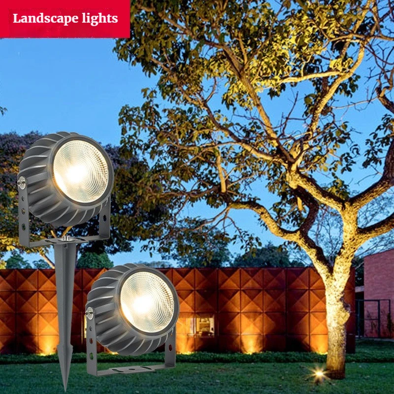 Wall Washer COB Tree Lights Outdoor Projection Light Waterproof Tree LED Flood Light Landscape Lawn Garden Decoration Lamp