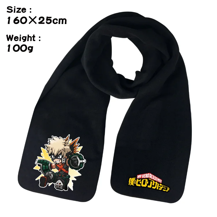 My Boku No Hero Academy Bakugou кацуки шарф с принтом 62*9 дюймов Зима Осень Теплый Глушитель Студенческая накидка косплей рождественский подарок