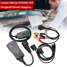 

PP2000 LEXIA3 Full Chip Diagbox Diagnostic Scanner V7.83 V25 for Citroen Peugeot For Dropshipping Fast Delivery Wholesale