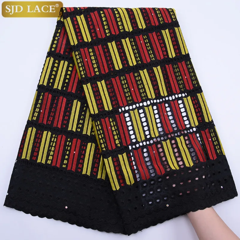 

New Arrivals Swiss Voile Lace In Switzerland Eyelet Holes Nigerian African Dry Lace Fabric Superb Healthy Skin Cotton Lace A1773