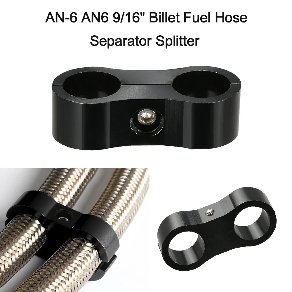 14.2mm black AN-10 AN10 13/1" AN-6 AN6 9/16" шланг для заготовки топлива разделитель - Цвет: 14.2mm black