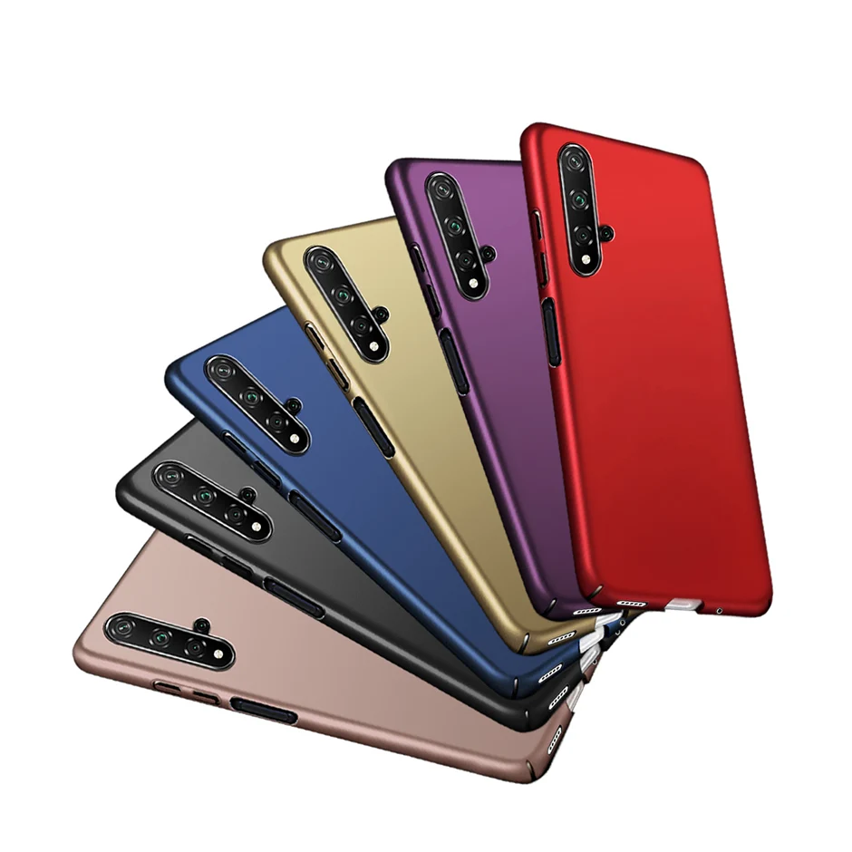 For Huawei Honor 20 20s Hard Plastic Case Ultra Slim Back Cover For Huawei Nova 5T YAL-L21 Honor20 20 s Cover Phone Bags Cases