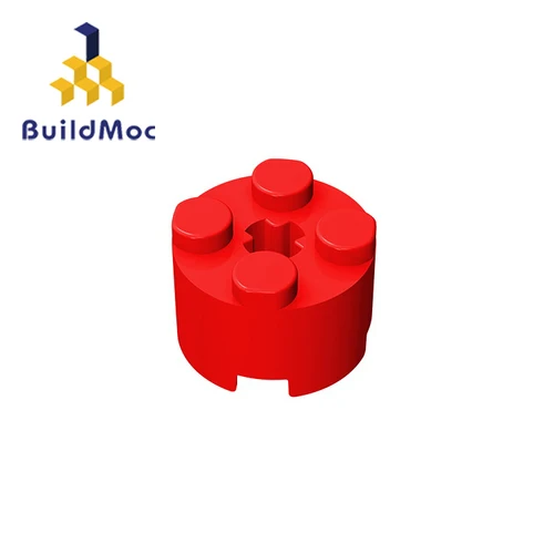 BuildMOC совместимый для 6143 3941 2x2 для строительных блоков части DIY Развивающие Подарочные игрушки - Цвет: Светло-серый