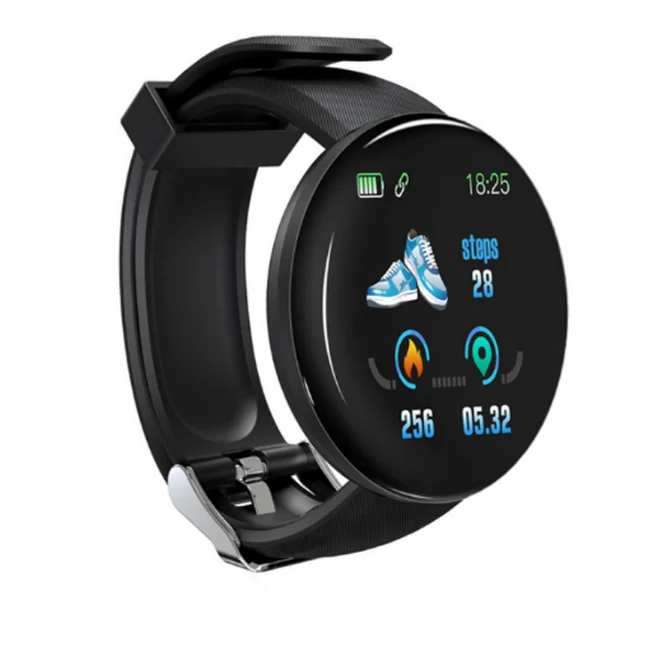 2019 New Arrival D 18 Waterproof Bluetooth Bracelet Smart Watch Heart Rate Blood Pressure Activity Trackers Sports Smartwatch