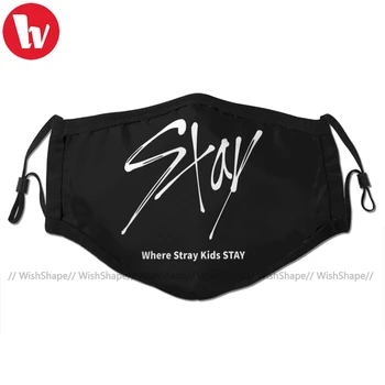 

Kpop Stray Kids Mouth Face Mask KPOP STRAY KIDS FANDOM WHERE Facial Mask Fashion Cool with 2 Filters for Adult