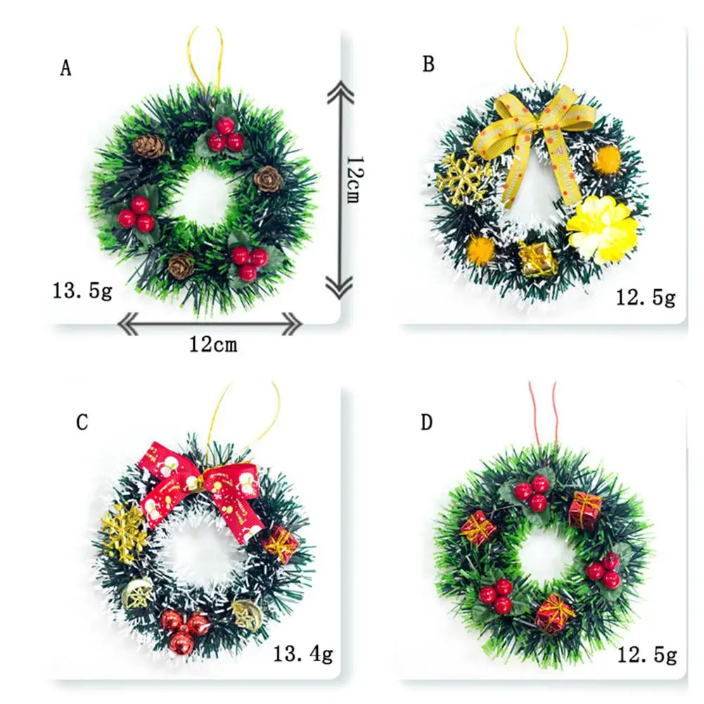 Рождественский венок Рождественское украшение подвеска имитация сосны шишки Красный Фруктовый кулон-венок рождественские украшения, подвески