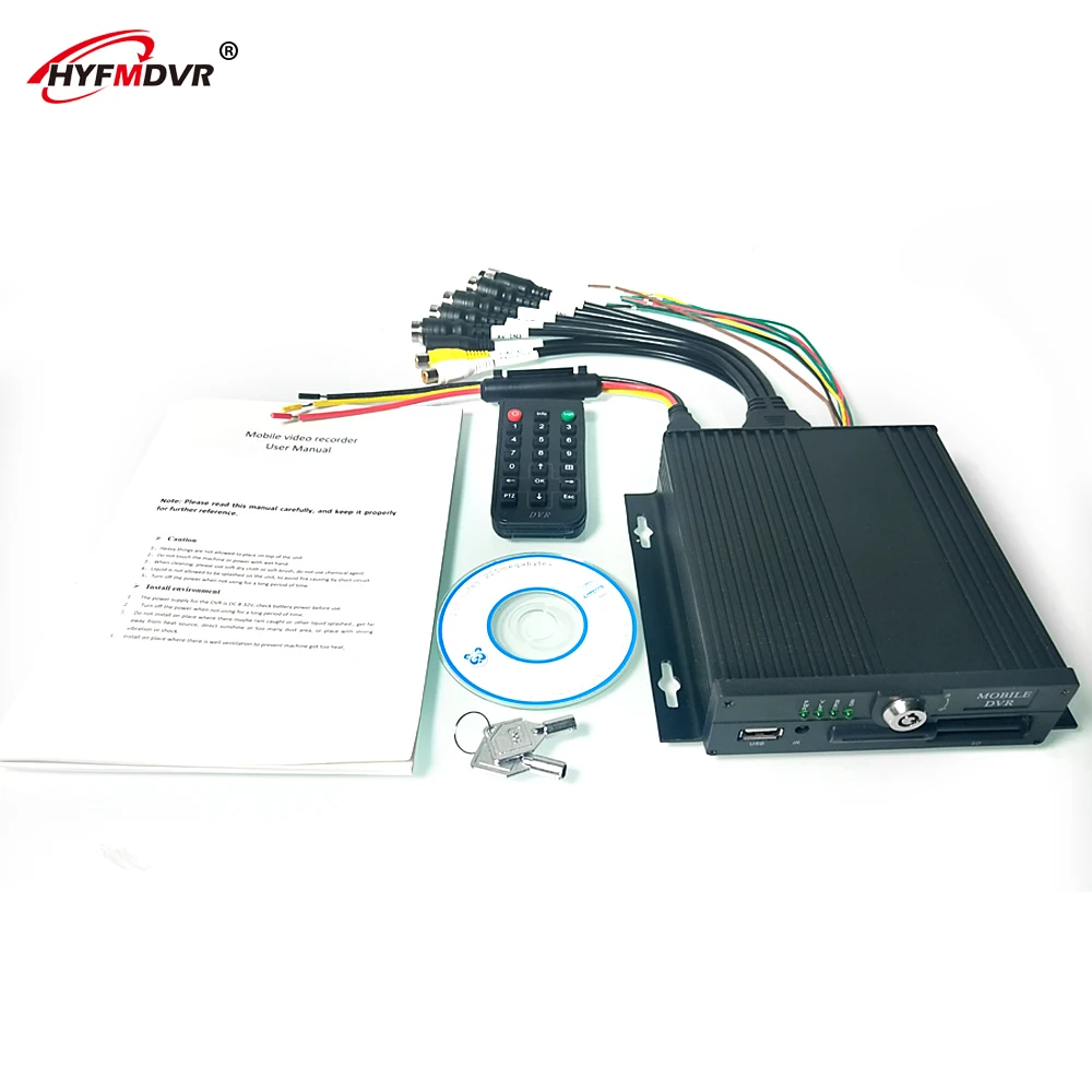 LSZ Автомобильное устройство записи на карты SD Грузовик Автобус 4 дорожный MDVR AHD мониторинг 720p Мегапиксельная PAL/NTSC