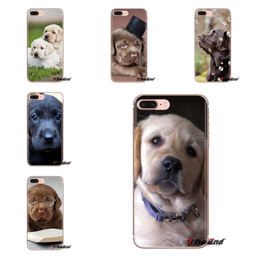 

Soft Transparent Shell Covers For Xiaomi Redmi 4A S2 Note 3 3S 4 4X 5 Plus 6 7 6A Pro Pocophone F1 labrador puppies dog