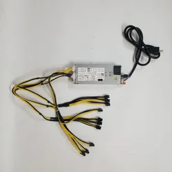 BTC LTC – alimentation électrique 1400W PSU pour mineur, pour V9 L3 + D3 X3 E3 Z9 Mini Baikal X10 BK B BK G28 Innosilicon A9 