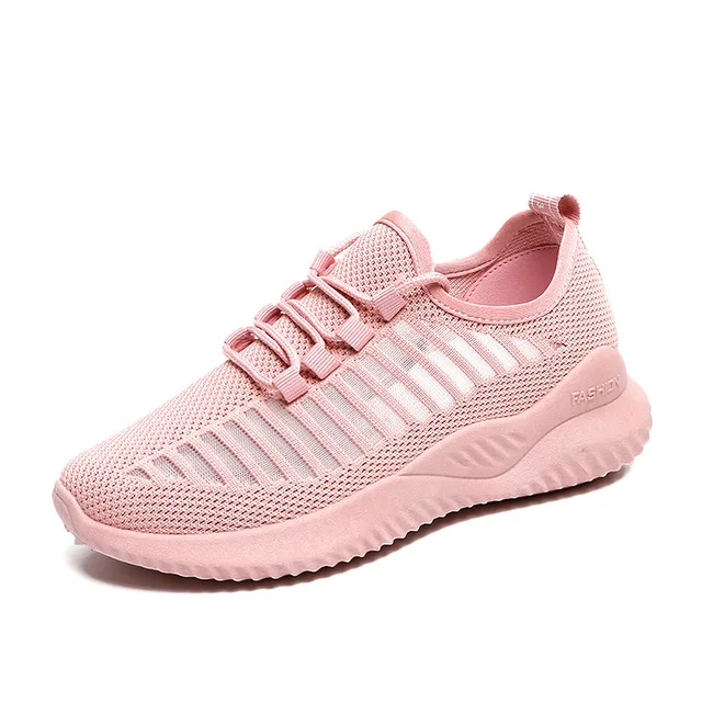 

Women's Shoes Autumn Platform White Sneakers 2019 Fashion Brand Flat-bottomed Casual Shoes Outdoor Soft Bottom Mesh Sneakers