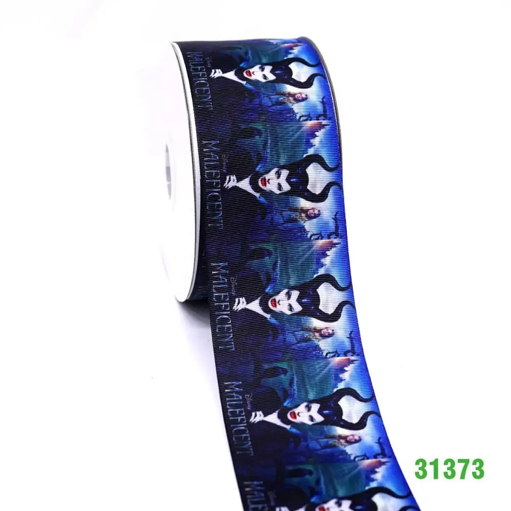 31373 DIY ремесло поставляет мультфильм персонаж напечатанный grosgrain ленты, атласная лента 50 ярдов. 31347 - Цвет: 31373