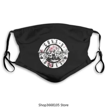 

u nsN ROSEN - Floral Bullet - Maske SML-XL-2XL Brandneu - Offizielle Maske Waschbare winddichte Staubschutzmasken Staubschutz Fa