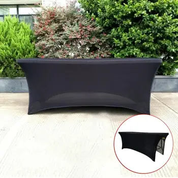 

Creative Beauty Elastic Bed Cover Decoration Black Beautiful Birthday Table Cloth Environmental Embroidery DIY Polyester Fiber