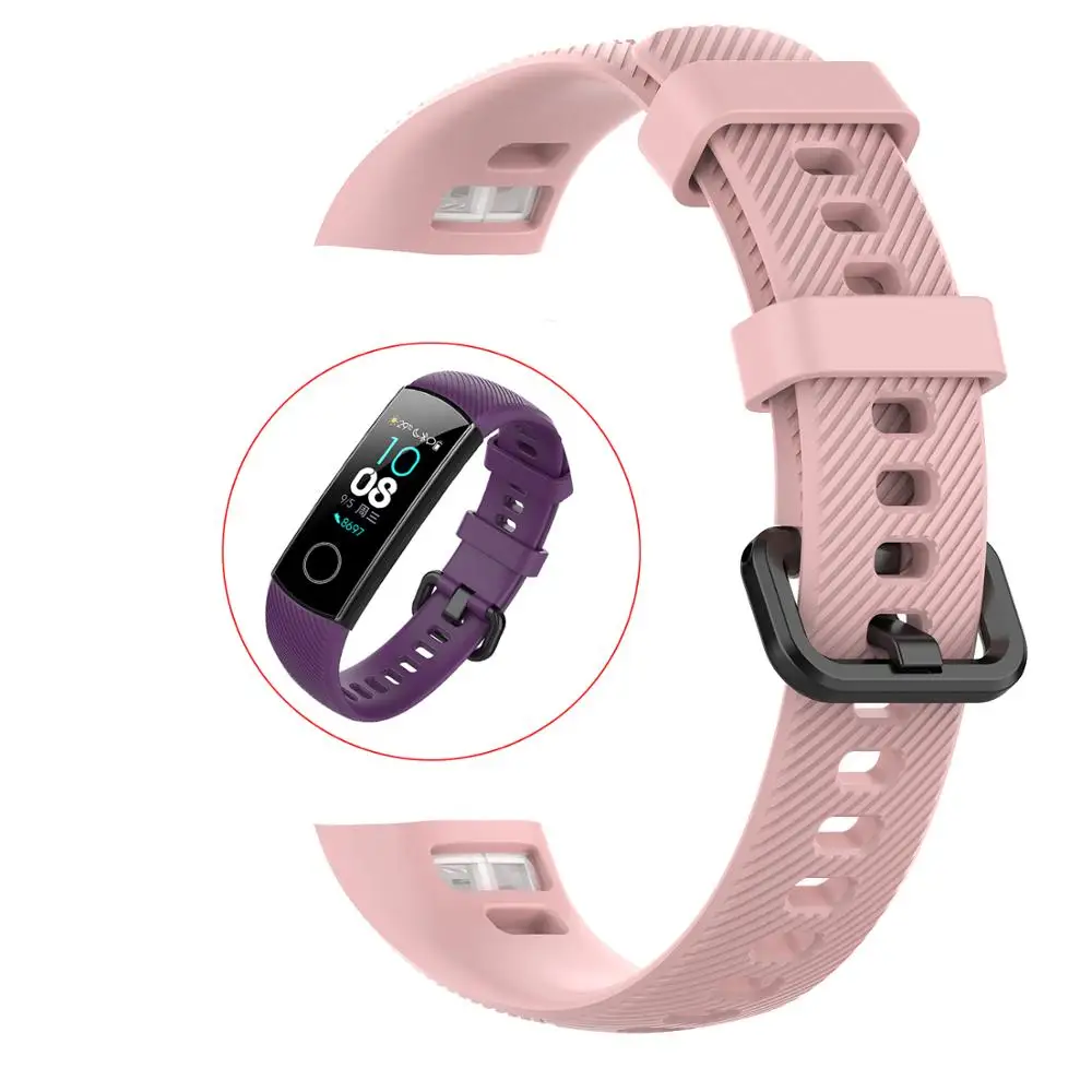 Силиконовый ремешок для наручных часов Huawei Honor Band 5 4 COS-B19/19S смарт-браслет