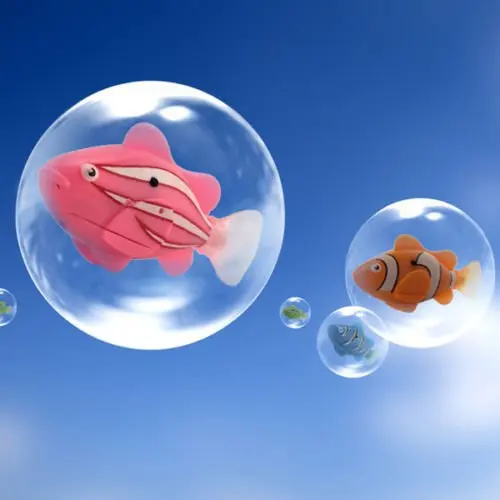 Amazon Wish Лидер продаж, летняя игра с водной моделью, электронная игра, черепаха, сплошной цвет, рыба, зондирование, игрушка для домашних животных
