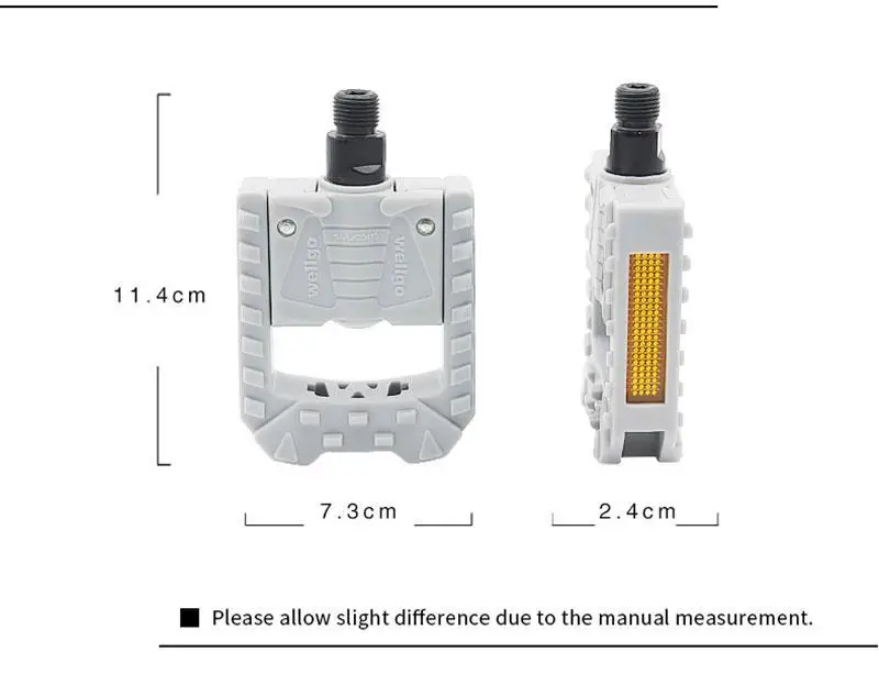 Wellgo Складная велосипедная педаль Нескользящие педали для велосипеда фиксированные шестерни запчасти для велосипеда складные педали для горного велосипеда