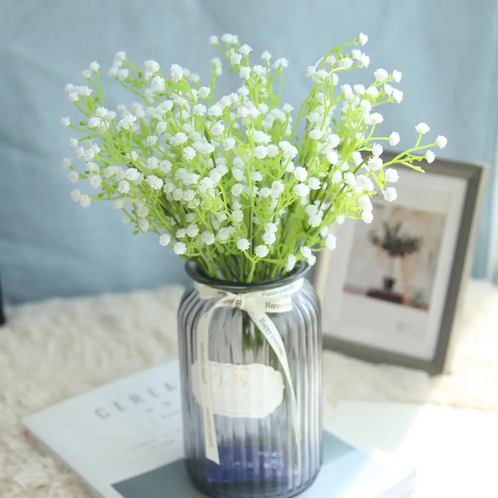 1 шт. белые детские дышащие цветы Искусственные Поддельные Gypsophila DIY Цветочные