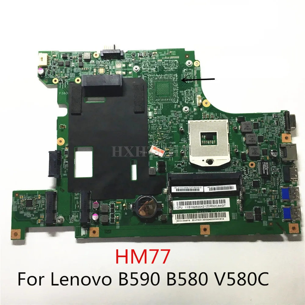 Оригинальная материнская плата A+ для lenovo B590 B580 V580C основная плата для ноутбука 48.4te05011 HM77 хорошо работает