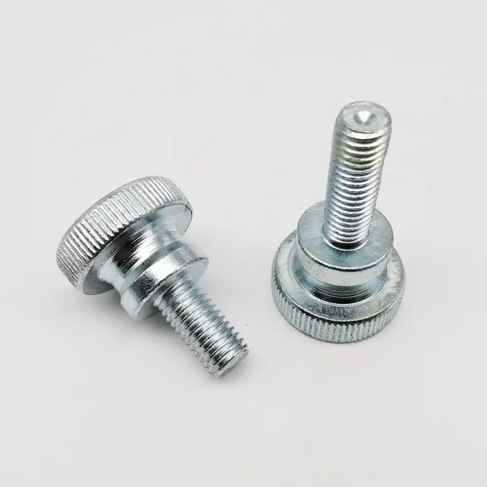 Size: M5, Length: 10mm, Color: Black Screw 5pcs M5 Aluminum knurled Head Stainless Steel Step Hand Thumb Screws