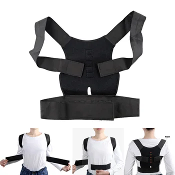 

2019 Hot Adjustable Posture Correct Braces Supports Back Belt Support Corset Back Lumbar Shoulder Correcting A7