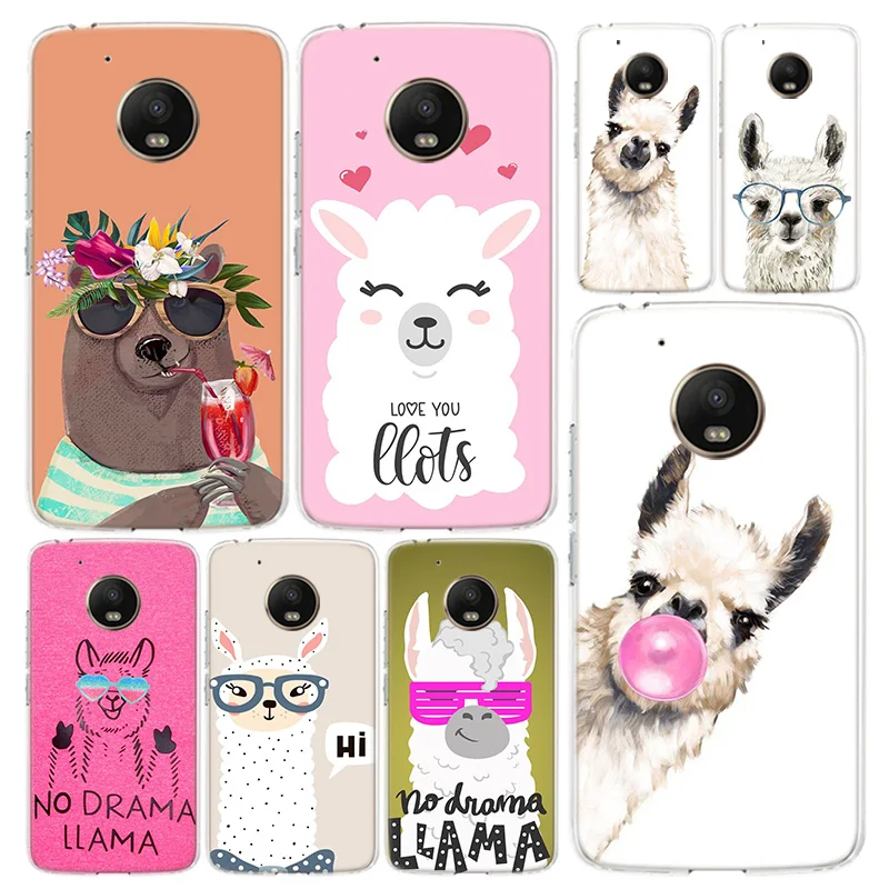 Чехол для телефона Lama Llama Alpacas чехол Motorola Moto G8 G7 G6 G5S G5 G4 E6 E5 E4 X4 Play Plus Power + One Action Coque |