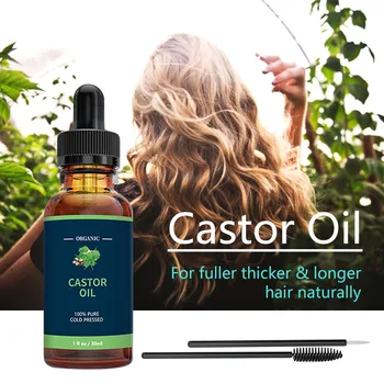 

Hotsale Organic Eyelash Growth Treatments Eyebrow Enhancer Castor Oil for Hair Growth Smoothing Hair Care Hair Scalp