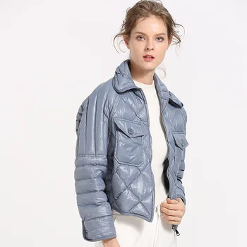 

Janveny Winter Jacket Women 2020 Ultra Light White Duck Down Coats And Jackets Casual Female Parkas For Women Feather Clothes