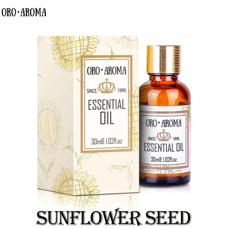 

Oroaroma natural Sunflower seed essential oil Skin luster Moist skin Moisture anti-aging Sunflower seed oil