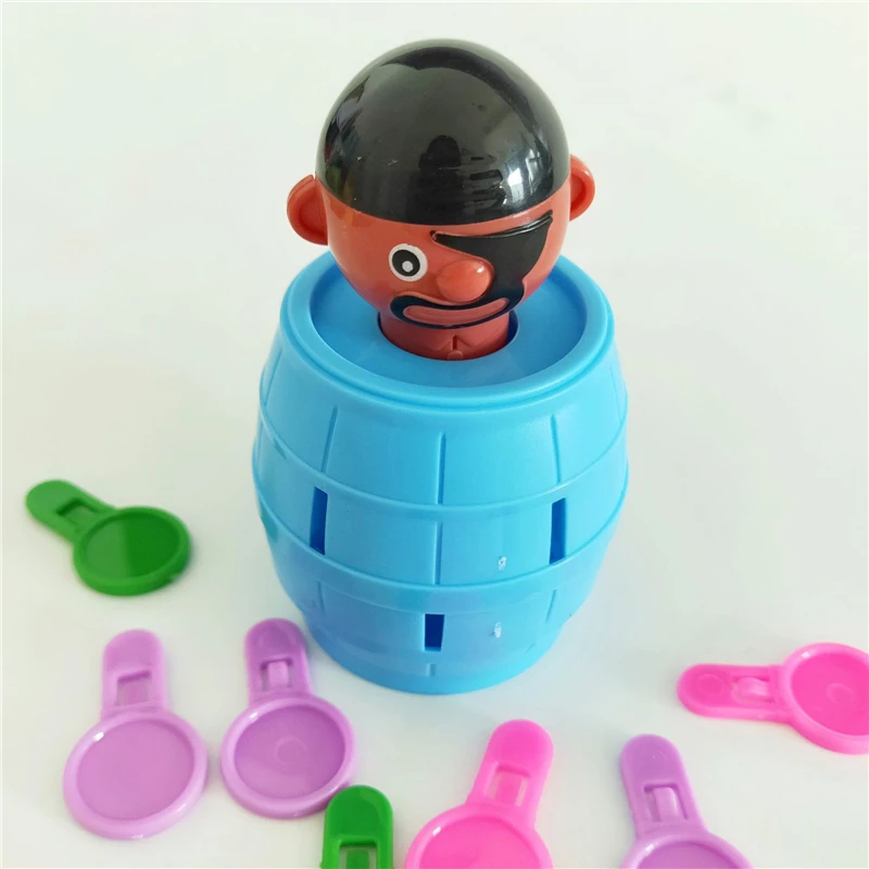 Детская забавная гаджет игра "Пиратский бочонок" игрушки для детей Lucky Stab Pop Up Toy
