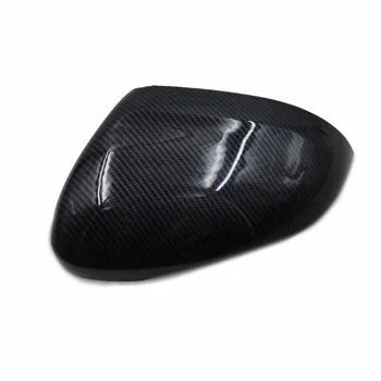 

Black Carbon fiber rearview mirror decoration 2 pcs carbon fiber rearview mirror housing Carbon fiber