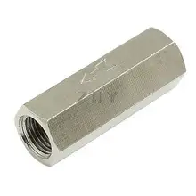 2 шт 1/" трубная резьба Твердый латунный прямой односторонний обратный клапан