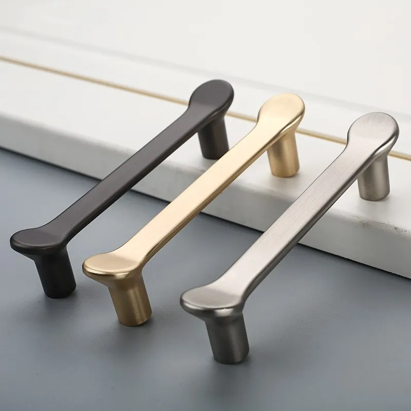 

KK&FING 1PC Zinc Alloy Handles for Furniture Modern Door Knob for Kitchen Cabinet Wardrobe Drawer Pulls Furniture Hardware
