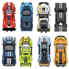 Speed Champions Super Racers Sports Racing Car Model Building Blocks DIY Bricks Moc Sets Classic Technicque City Great Vehicles
