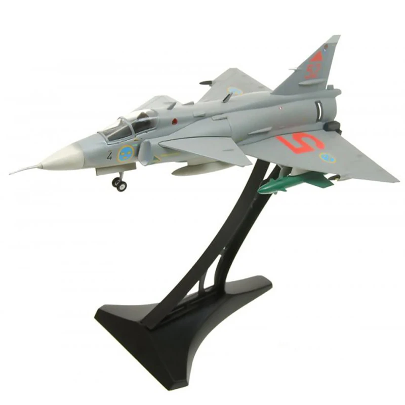 1/72 Сборная модель из 42002 сплава для шведских ВВС Ja37 fighter
