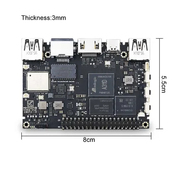 

Khadas VIM3 single board computer Amlogic A311D With 5.0 TOPS NPU AI tensorflow x4 Cortex-A73 x2 A53 Cores SBC android linux