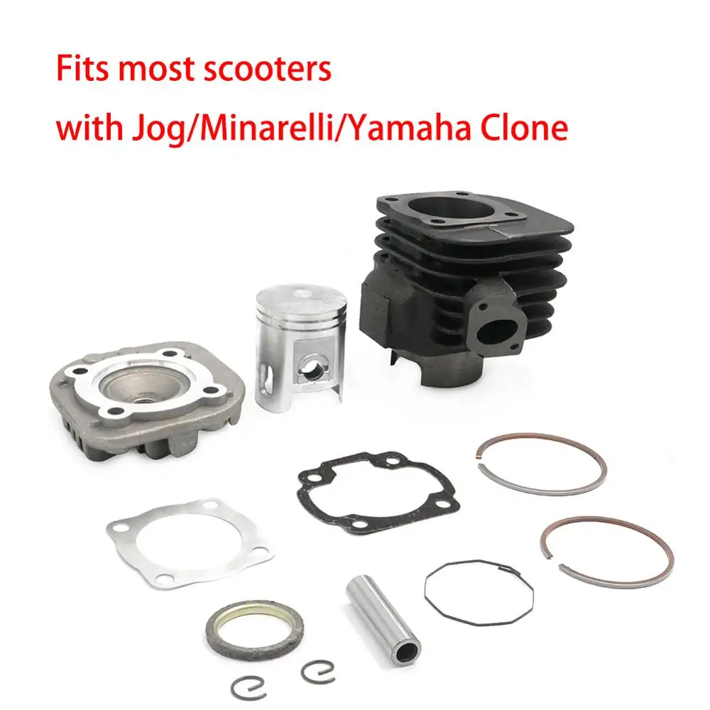 

For Scooters With Jog Minarelli Yamaha Clone Moped Motors 90cc 2 Stroke Big Bore Kit Air Cylinder Fits For 1PE50QMB Minarelli