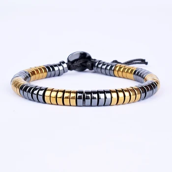 Bracelets hématite homme chic