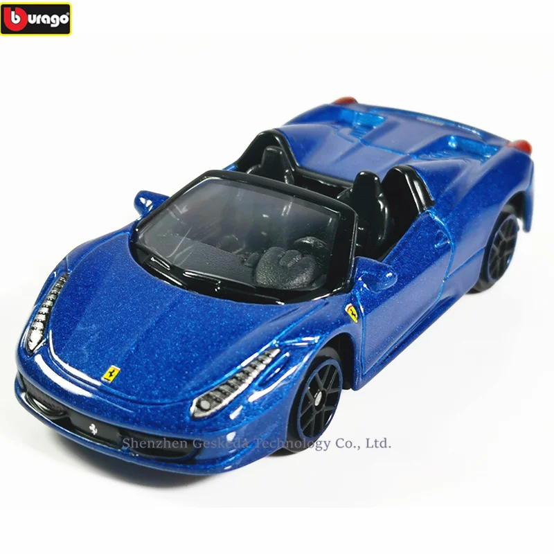 Bburago 1: 64 Ferrari 488GTB модельная форма автомобиля-легкоплавкий Металл Модель Детская игрушка бойфренд подарок имитация сплава коллекция автомобилей - Цвет: 458