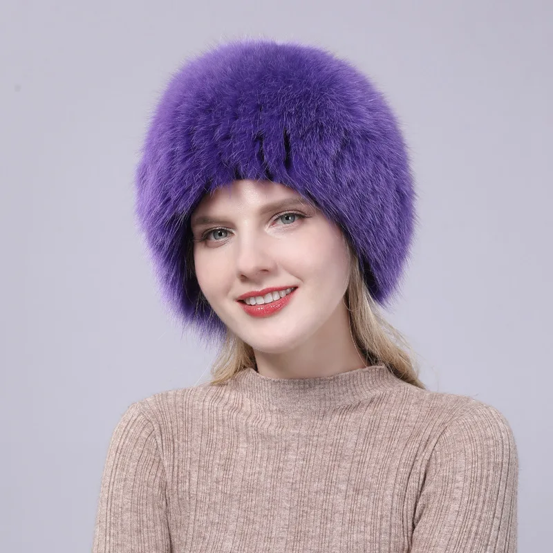 Новинка,, женская зимняя шапка с лисой, шапка-ведро, женская шапка, Sombrero Mujer, Модный женский берет для отдыха