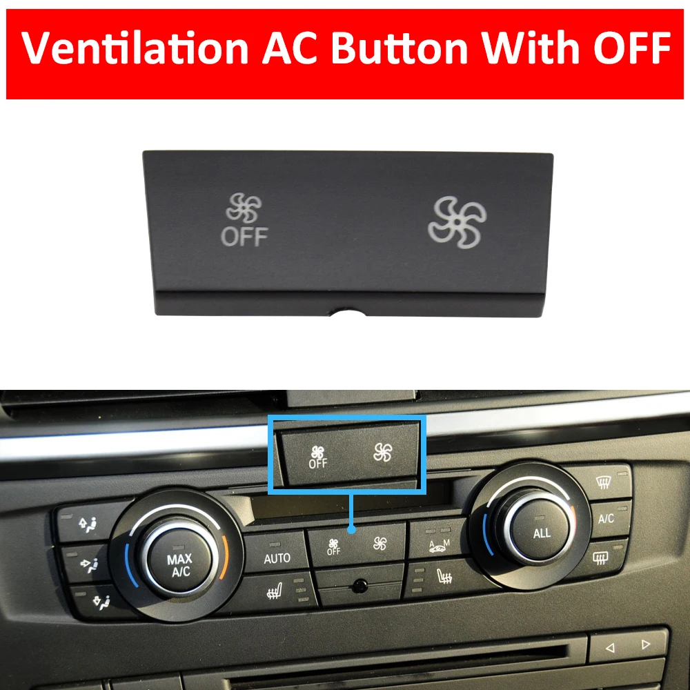 BMW A/C ClimateControl Burtton用。 A/C Climate Control Burtton ブラック For BMW A/C Climate Control Burtton 並行輸入品 : AC Climate Control Switch Button Air Conditioning Cap