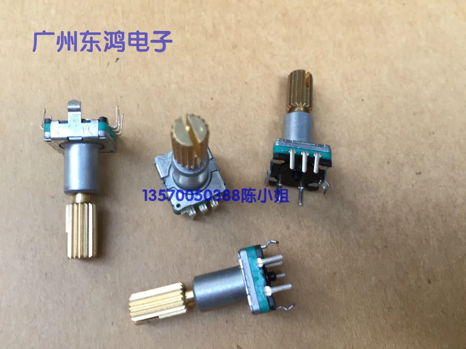 

2PCS/LOT ALPS alpine EC11 encoder with switch 30, positioning number 15, pulse spot sawtooth 22MM
