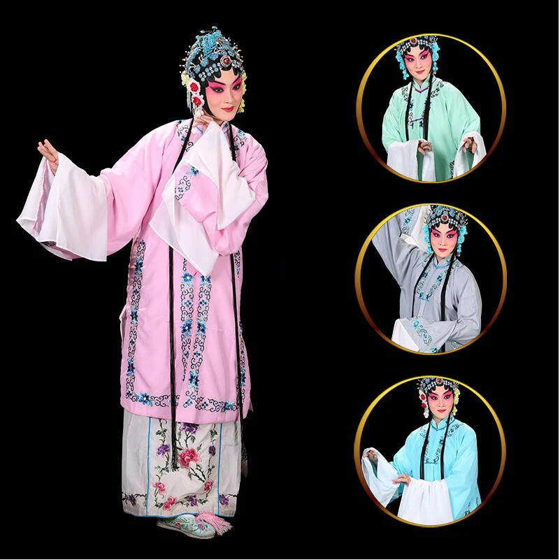 Китайский Hanfu с длинным рукавом драма танцевальная одежда женская Китайская классическая Пекинская опера театральный сценический костюм