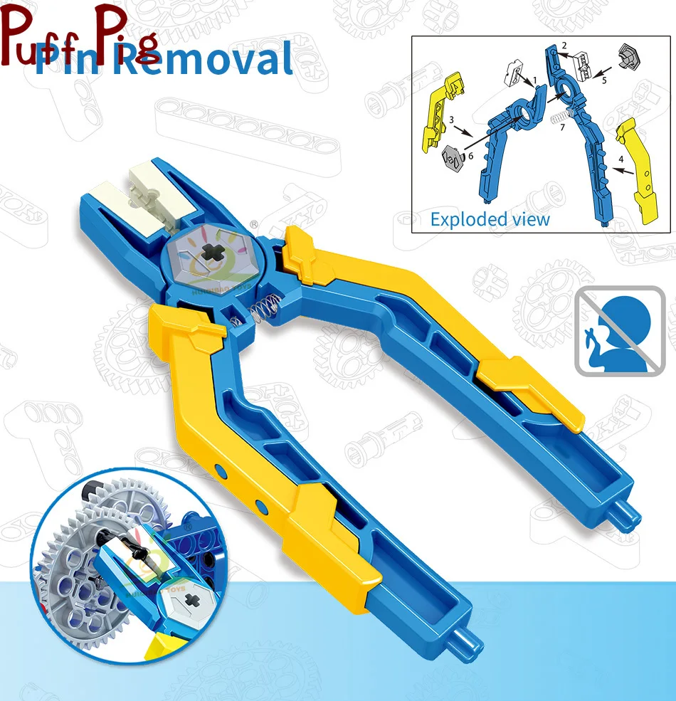 DIY Bricks Pliers Accessories high-tech Building Blocks Extractor Connecting Parts Separator Plastic Toys for Children | Игрушки и хобби