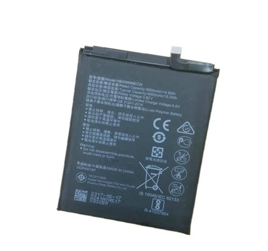 Westrock 4000 мА/ч HB406689ECW батарея для Huawei Y7 Prime TRT-L53 TRT-L21A TRT-L00 / 2017 TRT-LX1 TRT-LX2 LX23 сотовый