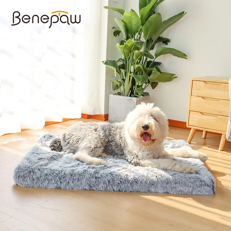 Ортопедическая кровать для собак из пенопласта Benepaw очень комфортный плюшевый