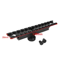 Airsoft Tactical Weaver Rail M4 AR15 M16 Mount Scope 20mm Rail for Carry Handles Gun Rifle QD Quick Release Tool Black